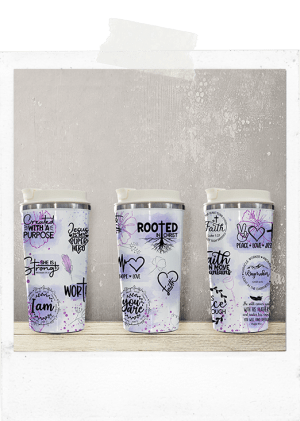 Latte Tumbler-Rooted in Christ