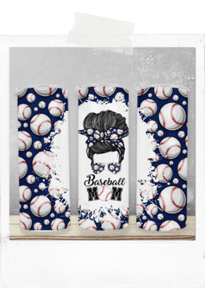600ml Tumbler -Baseball Mom