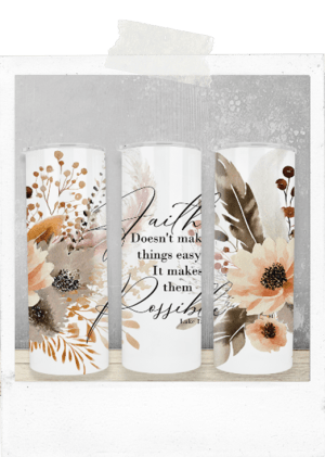 600ml Tumbler-Neutral-Faith