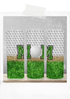600ml Tumbler -Golf Mom