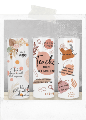 600ml Tumbler-Teacher Motivation