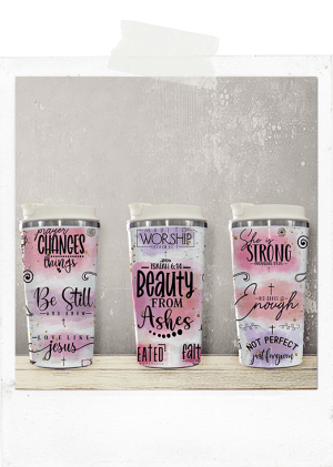 Latte Tumbler-Beauty From Ashes