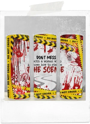 600ml Tumbler-Funny-True Crime-Stage The Scene