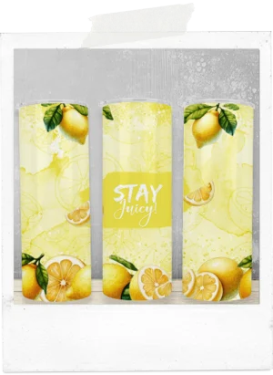 600ml Tumbler-Lemons-Stay Juicy