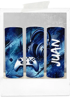 600ml Tumbler-Blue-eSport-Custom Name