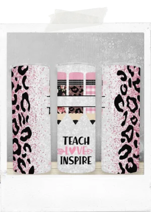 600ml Tumbler-Teach-Love-Inspire-Teacher