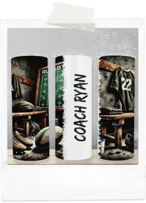 600ml Tumbler-Rugby-Coach