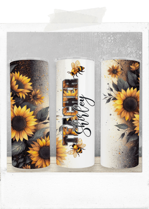 600ml Tumbler- Floral-Sunflowers-Teacher