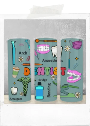 600ml Tumbler-Groovy Dentist