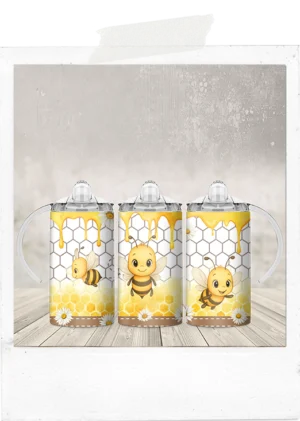 Sippy Tumbler-Honey Bees-Add a Custom Name
