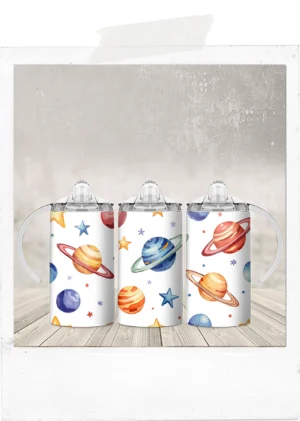 Sippy Tumbler-Space Planets-Add a Custom Name